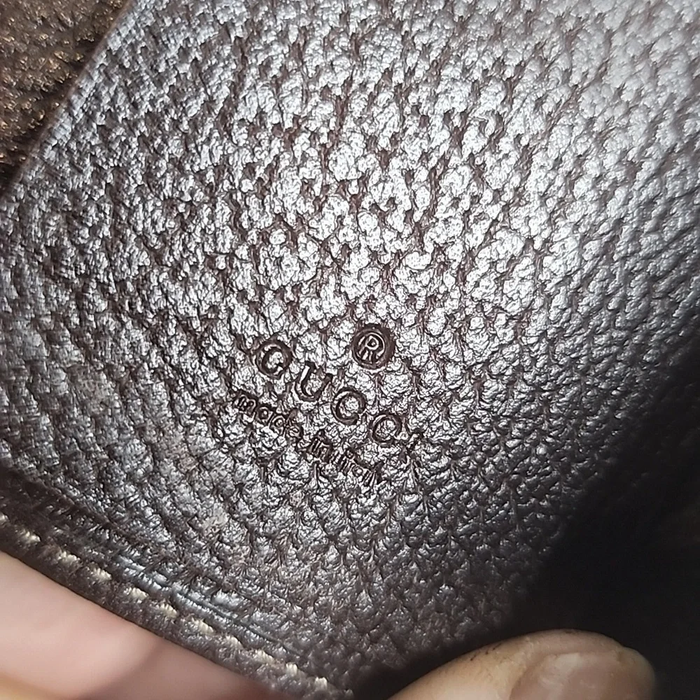 GUCCI Abbey GG Logo Canvas 6 Ring Key Case